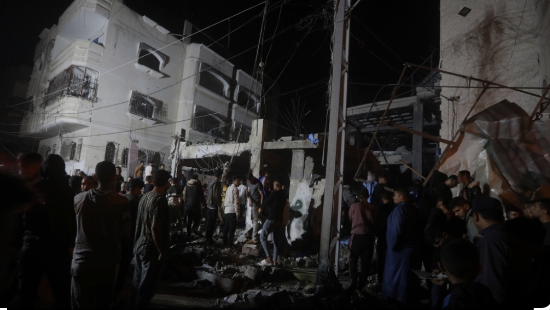 Israel strikes on the southern Gaza city of Rafah 